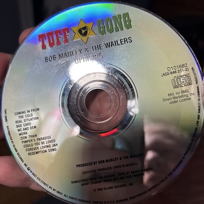Uprising by Bob Marley/Bob Marley & the Wailers (CD, Jan-1994, Tuff Gong)