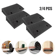 Heavy Duty Rubber Ramp Kerb Ramps Driveway Car Vehicle Threshold Ramp Curb Tool