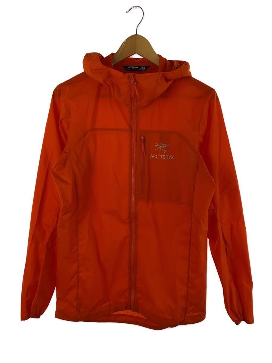 ARC'TERYX Giacca Nylon XS Arancione Tinta Unita Leggera Impermeabile #EG CZA