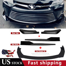 Front Bumper Lip Chin Spoiler Body Kit Splitter Side Skirt For Toyota Camry Front Bumper Lip Chin Spoiler Body Kit Splitter Side Skirt For Toyota Camry