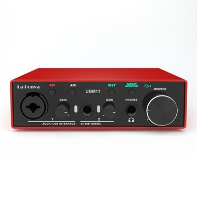 2023 USB Audio Interface for Pc and Mac, 24Bit/192kHz High-Fidelity for Profe...