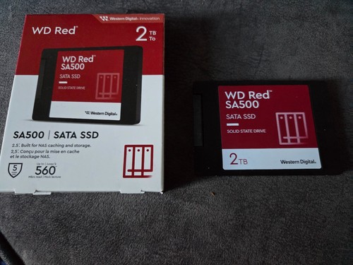 Western Digital WD Red SA500 2TB SATA NAS SSD 2,5" 100% Health WDS200T1R0A (2)