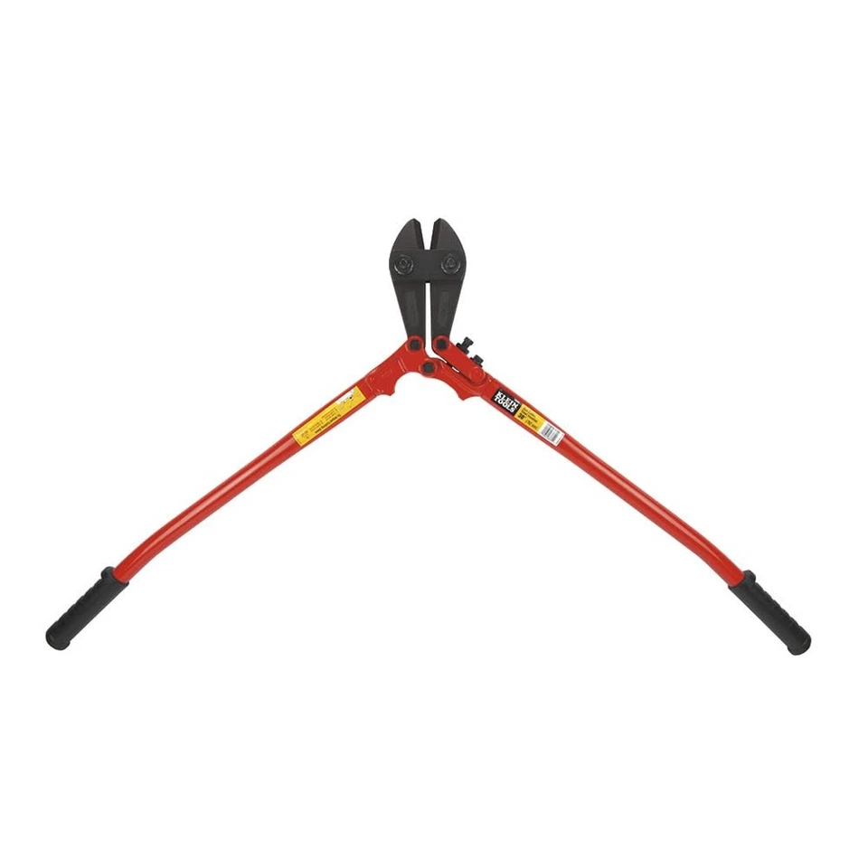 Klein 30 Inch Bolt Cutter Heavy Vinyl Grips Precision Cutting Tool Red Handles - Image 4 of 4