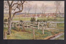 N11 / Richard Wagner Art Card / Battle of Saarburg Heroes Cemetery Inf. Reg 16