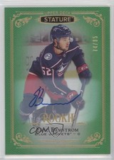 2019-20 Upper Deck Stature Rookies Green 74/85 Emil Bemstrom #172 Auto 1q2