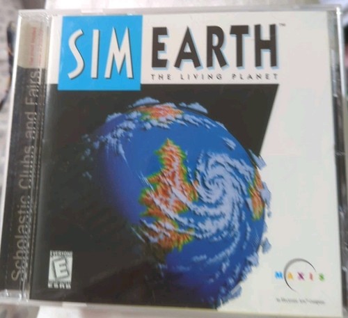 SimEarth: The Living Planet IBM Tandy 3.5 5.25 Pc Big Box