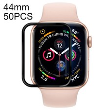50 PCS For Apple Watch Series 6 / 5 / 4 / Watch SE 44mm Soft PET Film Full Cove