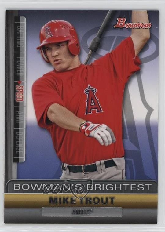 2011 Bowman Bowman's Brightest Mike Trout #BBR6 1l8s