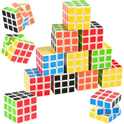 14 Stück Mini Zauberwürfel, Kindergeburtstag Gastgeschenke, Zauberwürfel 3x3 ...