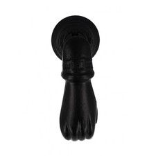 Türklopfer Haustürklopfer Türklingel Schmieseeisen Schwarz matt Modell Faust