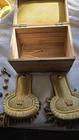 Original WWII Imperial Japanese Army Officer Full Dress Epaulettes Boxed Set IJA