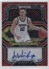 2021-22 Panini Prizm Draft Picks Choice Red 67/88 Joe Wieskamp #CP-JWI Auto 0ui5