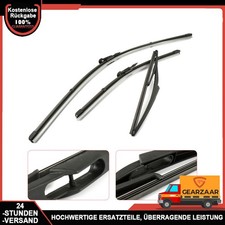 Scheibenwischer Komplett Set Passt für Opel Corsa D S07 Bj. 2006-14 ABS Gummi