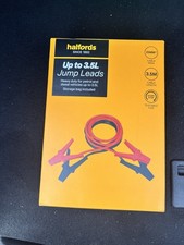 Halfords 3.5 Litre Jump Leads 3,5m new damaged box 