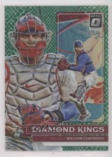 2022 Donruss Optic Diamond Kings Green Dragon Prizm 34/99 Willson Contreras y5m