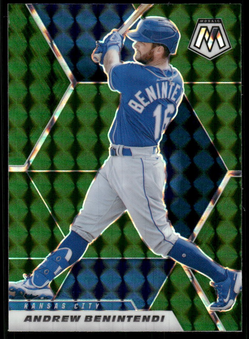 2021 Panini Mosaic Mosaic Green #7 Andrew Benintendi - BB