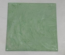 5 Vintage Pale Mint Green Marble Plastic Poly...