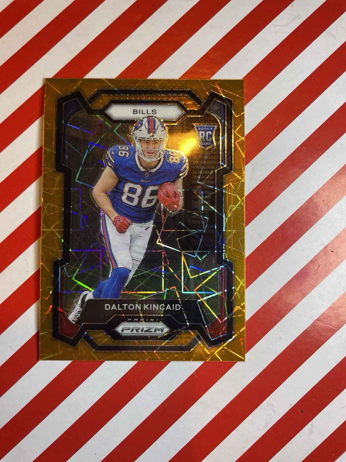 2023 Panini Prizm - Rookies Dalton Kincaid #308 Lazer Prizm (RC)