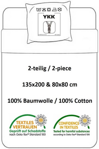 Traktor Wende-Bettwäsche-Set 135x200 Baumwolle Trecker Kinderbettwäsche Bettzeug - Bild 10 von 10