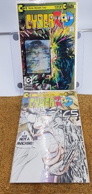 Cyber Rad No. 1 Volume 2 Nov. 1992 & CyberRad #5 Oct. 1991