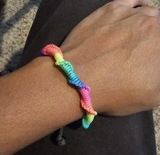 PARACORD BRACELET - RAINBOW - ADJUSTABLE