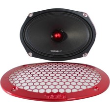 6x9" 200 Watt RMS 8-Ohm Midrange Loud Speaker w/ Grill PRO-X698BM DS18