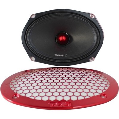 6x9'' 200 Watt RMS 8-Ohm Midrange Loud Speaker w/ Grill PRO-X698BM DS18