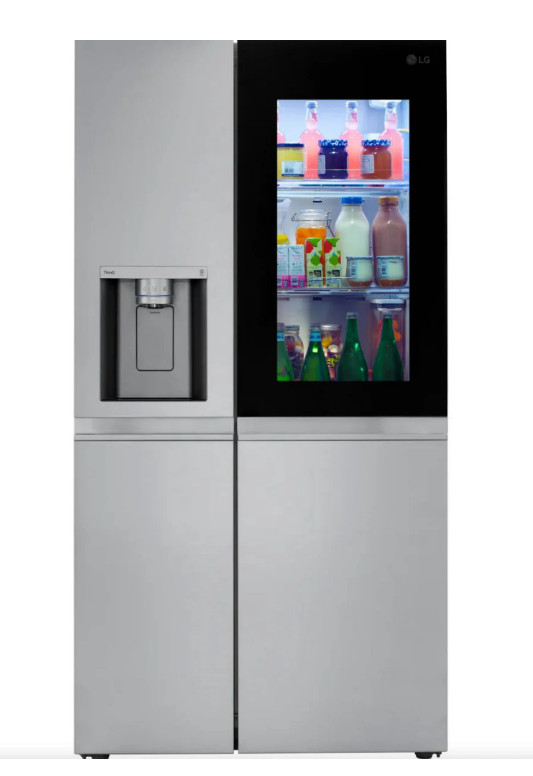 LG 27 Cu. ft. Side by Side Refrigerator w/ InstaView, Stainless Steel (LRSOS2706