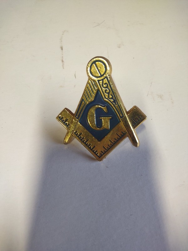 Freemason Masonic Car Emblem Gold Color