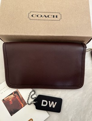 バッグ vintage coach old waist pouch brown オールドコーチ ☆USA製 レザー ウエストポーチ ブラウン ボディバッグ