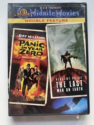 *Sealed* PANIC IN YEAR ZERO & LAST MAN ON EARTH Midnite Movie Dvd Vincent Price