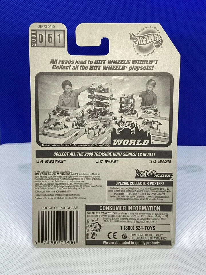 Hot Wheels 200 Treasure Hunt Series 1936 Cord Edición Limitada # 3 de 12 MIP NUEVO Foto 2 de 2