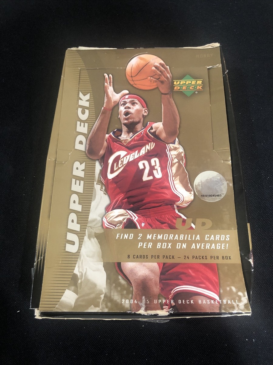 2004-05 Upper Deck Basketball pack box No Packs 🔥 Empty Box