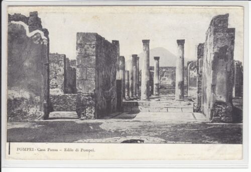 AK Pompeii, Campania, Casa Pansa, circa 1920 - Picture 1 of 2
