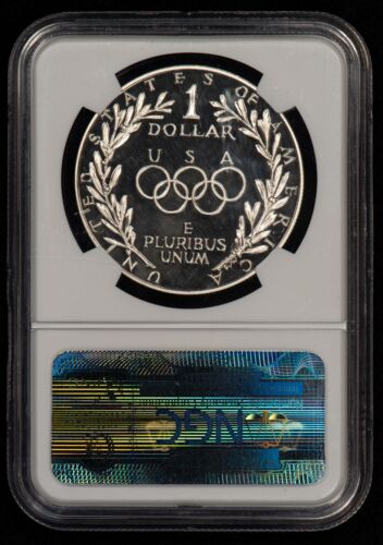 1988-S $1 Seoul Olympics Commemorative Silver Dollar Proof- NGC PF 69 UC - X5614 - Picture 3 of 6