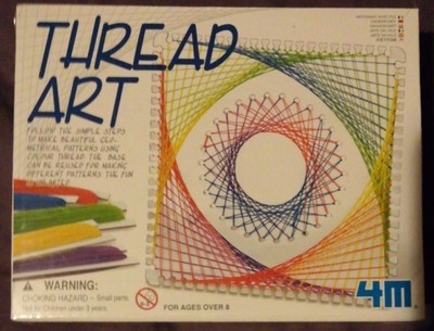 4M Create Your Own Thread Art Craft Kit Factory New Sealed                  B-1