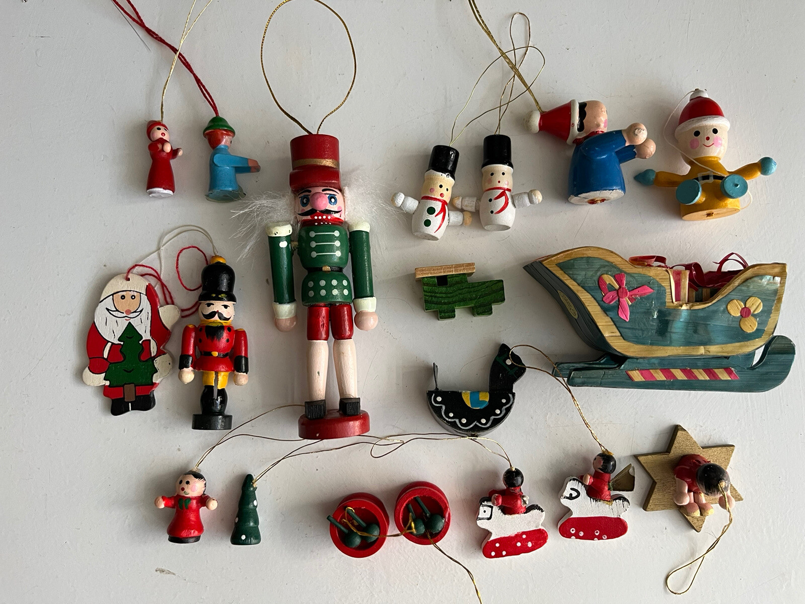 19 Scandinavian/German Wooden Christmas Decorations eBay