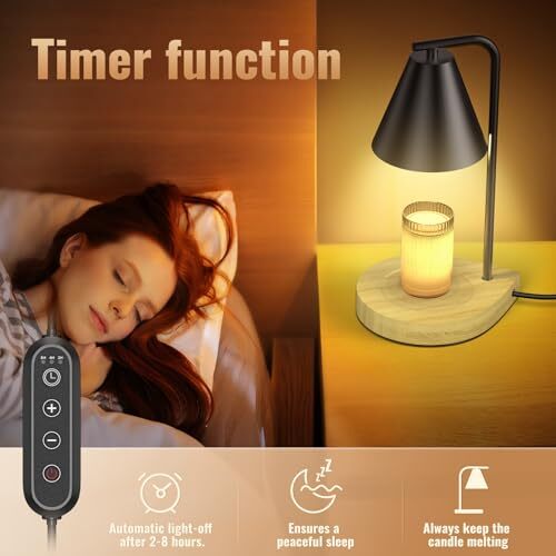 Candle Warmer Lamp, Metal Candle Warmer Dimmable Candle Melter for Scented - Picture 7 of 7