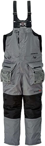 Striker ICE Hardwater Bib Gray Black Extra Large Tall