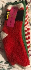 Betsy Johnson Fuzzy Christmas Socks Set of 3 NWT B4