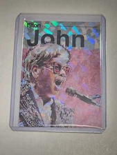 Elton John Artist Signed Music Refractor Art Card 1/1