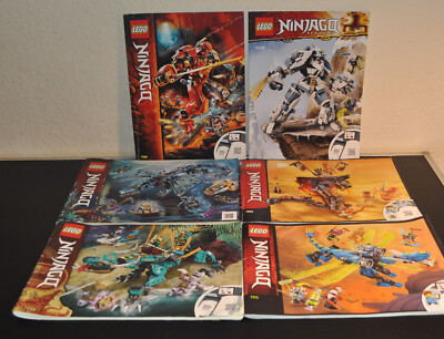 Lego Instructions Bundle Ninjago 71720 71738 71754 71746 70674 71711