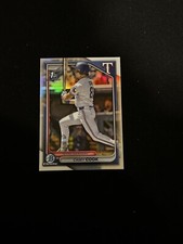 Casey Cook 2024 Bowman Draft Chrome 1st Refractor BDC-66 Rangers