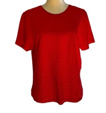 VTG 80s Kenneth Too Sweater Women Large Red