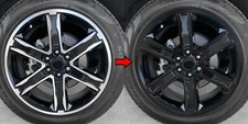 Chrome Delete Blackout Vinyl Overlay For 2018-21 Ford Expedition 22 Wheels Chrome Delete Blackout Vinyl Overlay For 2018-21 Ford Expedition 22 Wheels