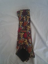 Vintage Tabasco Neck Tie Red Green Silk USA Made Hot Sauce Casual Mens 90s