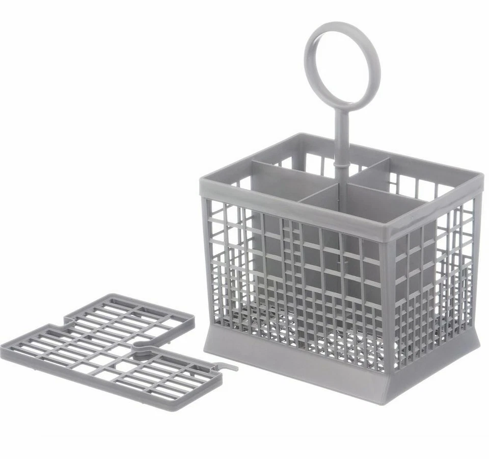 (27,99€/1Stk) Siemens Bosch Neff Gaggenau Besteckkorb grau mit Griff + Abdeckung