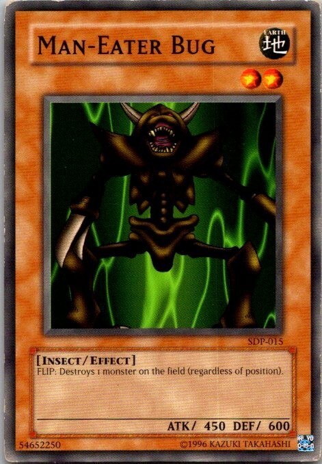 Man-Eater Bug SDP-015 Yugioh HP