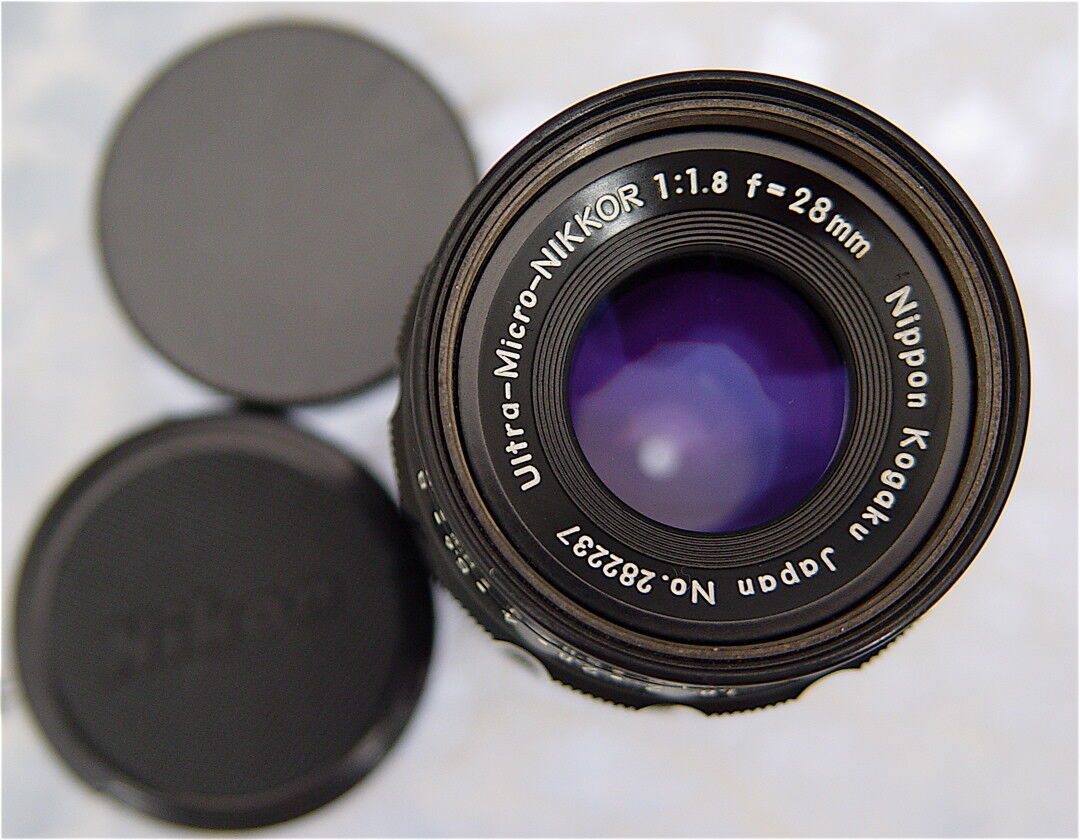 Nikon Ultra-Micro-Nikkor 28mm f1.8 #282237 Very Nikon Ultra-Micro-Nikkor 28mm f1.8 #282237 Very