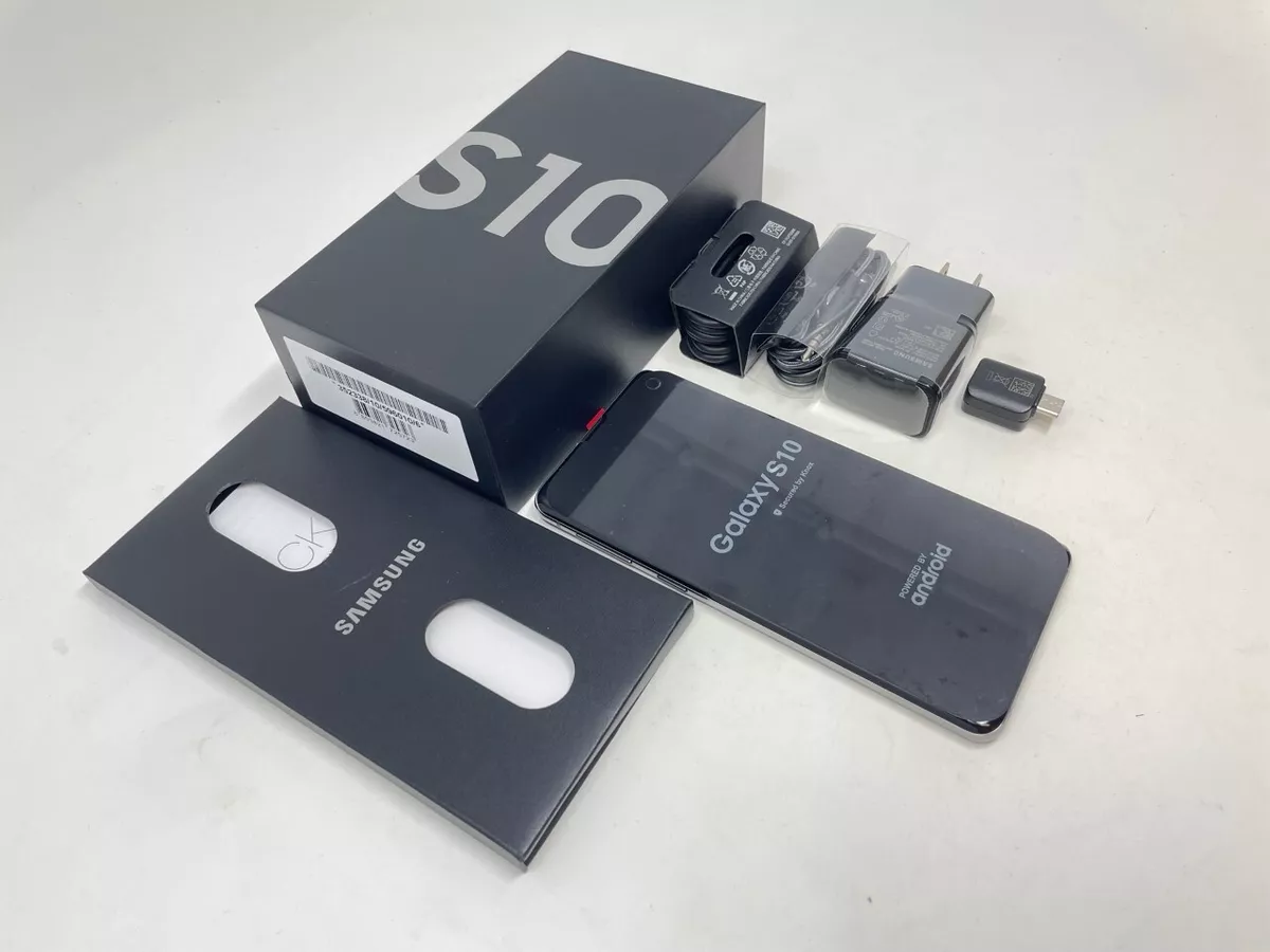 New Samsung Galaxy S10 Prism Black SM-G973U 512GB T-Mobile AT&